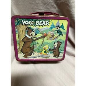 Vintage 1974 Aladdin Industry Yogi Bear Lunch Box Only Hanna-Barbera Productions